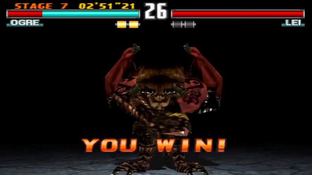 PS1 Tekken 3 true ogre gameplay смотреть онлайн