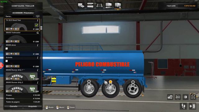 Euro Truck Simulator 2 (1.47) Trailer Cistern Combustible by Myoko [1.47] + DLC's & Mods смотреть онлайн
