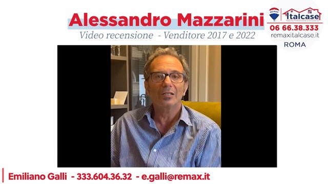 Remax Italcase & Emiliano Galli Video testimonianza di Alesandro Mazzarini" cliente soddisfatto !! смотреть онлайн