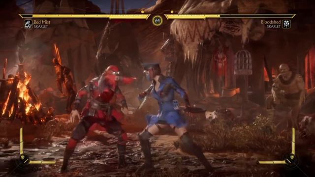 Mortal Kombat 11 - Skarlet Cold War Skin Showcase смотреть онлайн