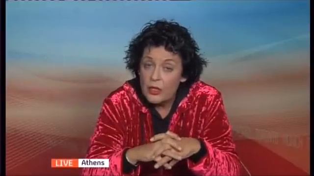 Liana Kanelli, a Greek communist MP speaks eloquently as usual смотреть онлайн