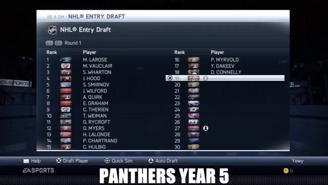 NHL 14: GM Mode Commentary - Florida Ep.37 "Decent Draft" смотреть онлайн
