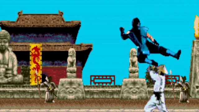 Mortal Kombat 1 Sega CD Arcade Sub-Zero Very hard playthrough смотреть онлайн
