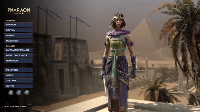 Total War: Pharaoh main menu Soundtrack VF