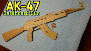 AK-47 How To Make DIY Cardboard Gun
