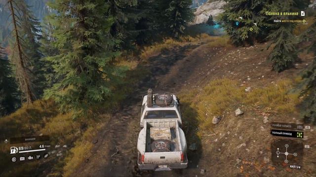 Snowrunner Поляна в Ельнике на стартовом Chevrolet смотреть онлайн