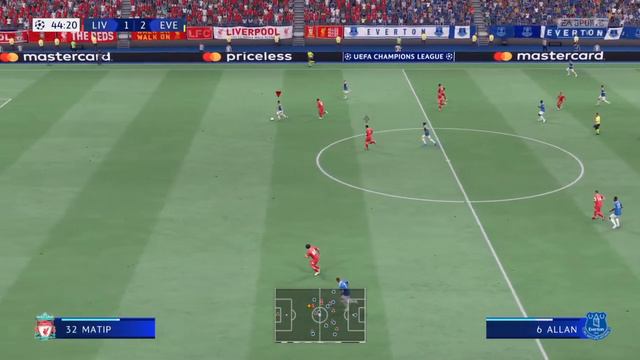 FIFA 22 ps4 gameplay uefa champions league final Liverpool vs everton смотреть онлайн