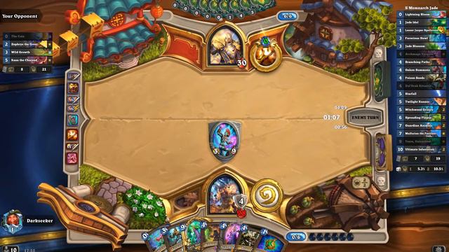 Hearthstone [WILD] Getmeowth / Memnarch Jade Druid comparison (Scholomance Academy) (1080p) смотреть онлайн