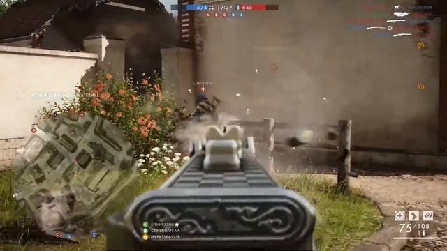 BATTLEFIELD 1 I AGGRESSIVE MOMENTS WITH SMG 08/18 смотреть онлайн