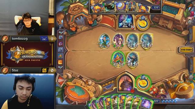 tom60229 vs Staz - Hearthstone Grandmasters Asia-Pacific - Week 2 смотреть онлайн