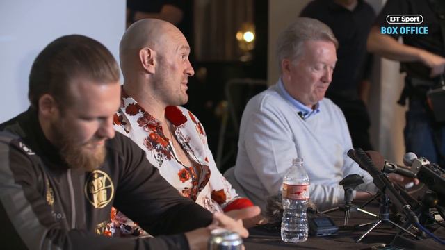 Surprise press conference in full | Tyson Fury, Frank Warren, Ben Davison смотреть онлайн