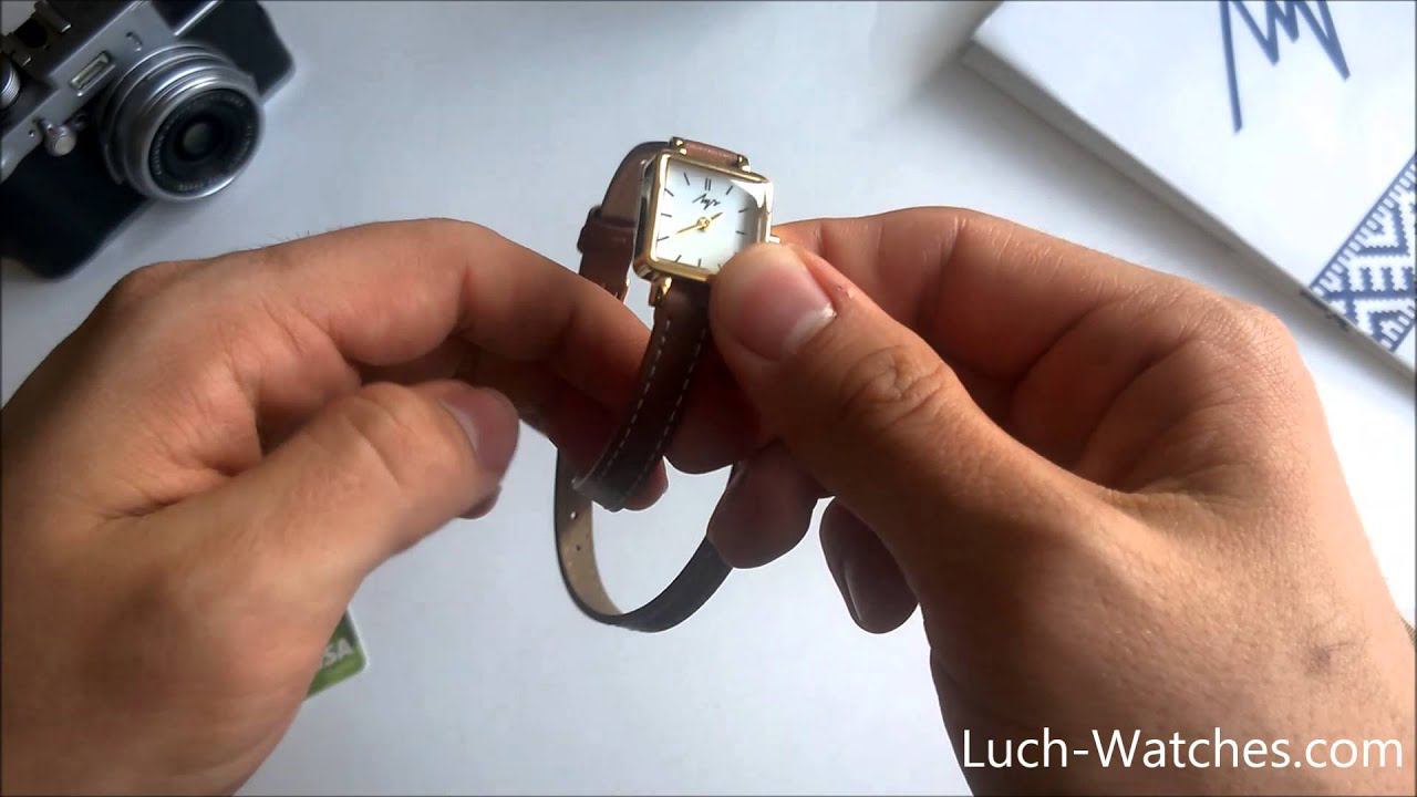 Обзор женских часов Луч 929050253 на длинном ремне смотреть онлайн