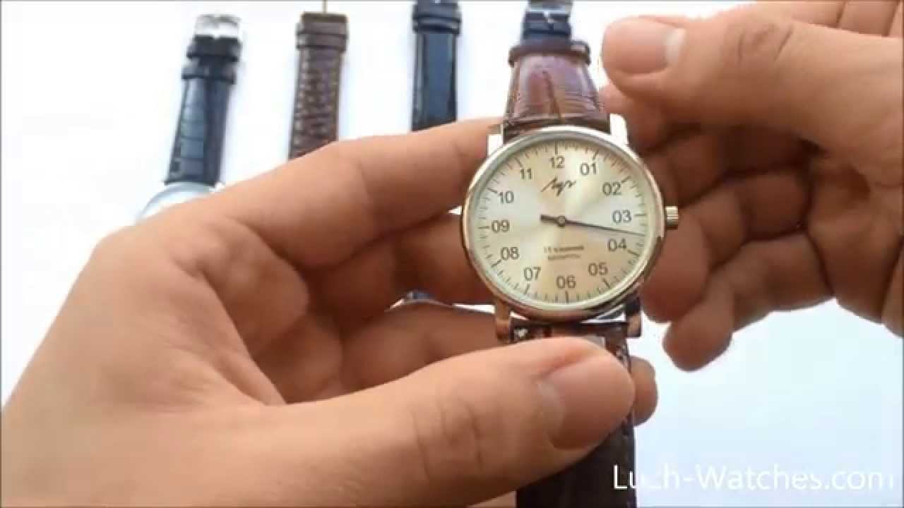 Обзор однострелочных часов Луч 337477761 смотреть онлайн