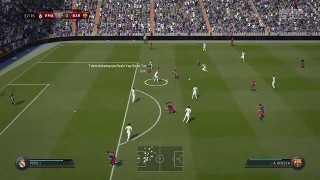 FIFA 16 Real Madrid - Barcelona Gameplay PS4 смотреть онлайн