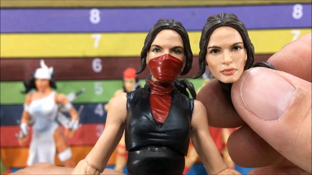 Marvel Knights Marvel Legends BAF Man-Thing wave, ELECTRA action figure toy review смотреть онлайн