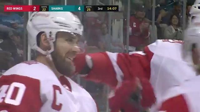 Henrik Zetterberg Goal vs SJS 03-12-2018 смотреть онлайн