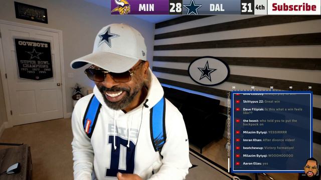 My wife Shanola Hampton's Vikings lose to the Cowboys...without Dak. смотреть онлайн