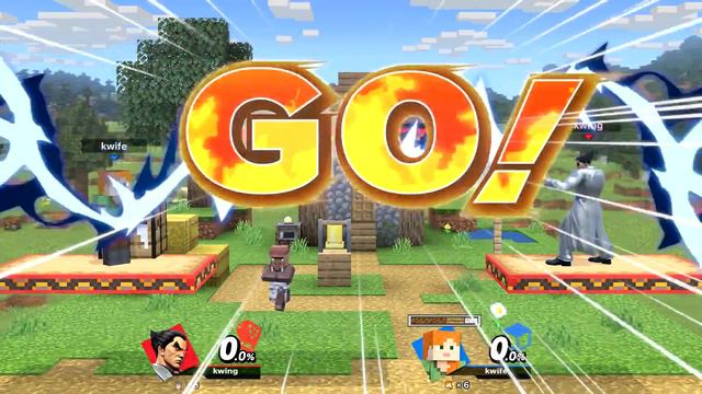 Minecraft Steve vs Kazuya Super Smash Bros Ultimate Versus смотреть онлайн