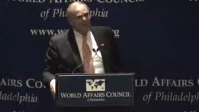 Governor Ed Rendell at the World Affairs Council - November 24, 2008 смотреть онлайн