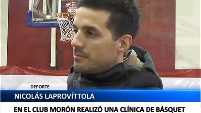 NICOLAS LAPROVITTOLA - CLINICA DE BASQUET CLUB MORON смотреть онлайн
