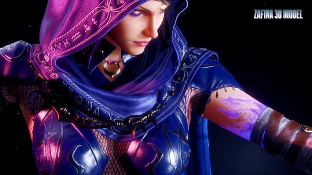 ZAFINA 3D model INSANE! details - TEKKEN 8 ✨ смотреть онлайн