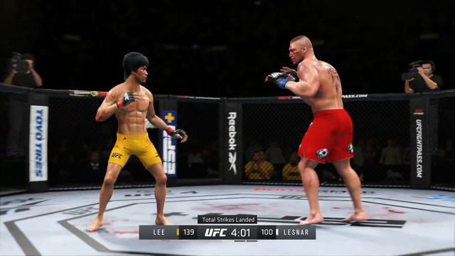 Bruce Lee vs. Brock Lesnar (K1) | EA Sports UFC 4 смотреть онлайн