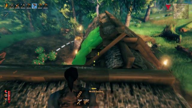 Valheim : The BuildThrough : Ep6 Wood Beam Cabin смотреть онлайн