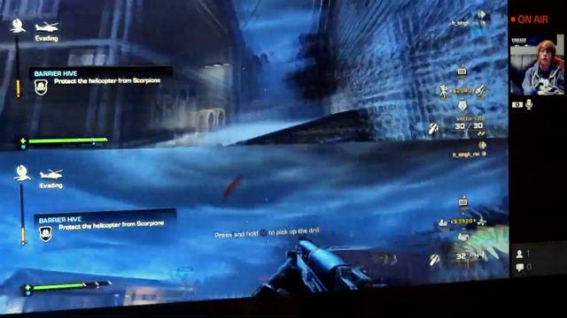PS4 COD Ghosts Extinction Gameplay 2 Player Split Screen Call Of Duty Ghosts