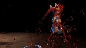 [Mortal Kombat 9 Ryona] Fatalities on Kitana (Baraka, Goro, Shao Kahn, Kintaro) (Free Cam)