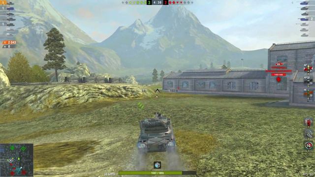 World of tanks blitz. Emil 1951 Viking III смотреть онлайн