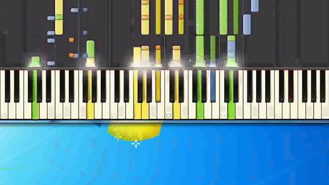 Bimba mia Napolitano Umberto [Piano tutorial by Synthesia] смотреть онлайн