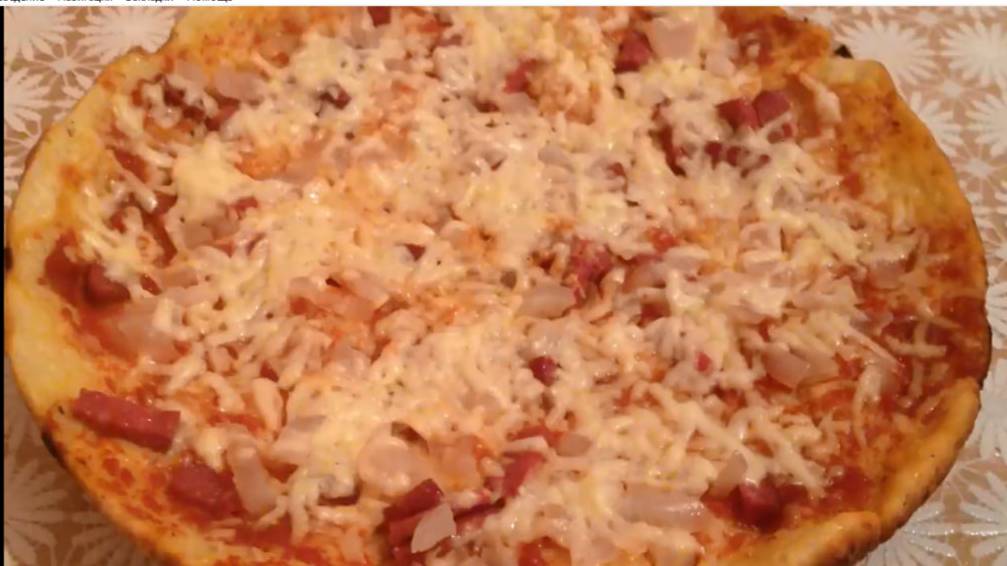 Пицца за 5 минут без выпечки! Пицца на сковороде! смотреть онлайн