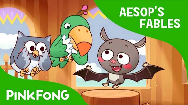 The Bat, the Beast, and the Bird | Aesop's Fables | PINKFONG Story Time for Children смотреть онлайн