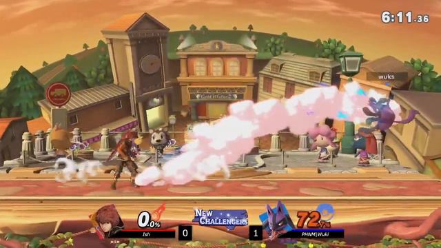 Smash Ultimate (Singles) - Ish (Shulk) vs Wuki (Lucario, WiiFit Trainer) смотреть онлайн