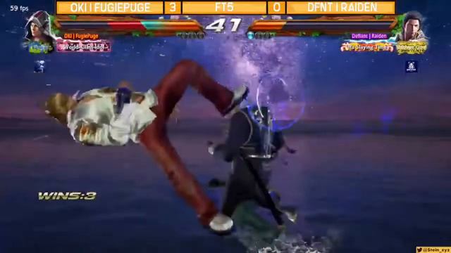 OKI | FugiePuge (Steve) vs Defiant | Raiden (Jin/Claudio/Devil Jin) FT5 [10/14/2022] смотреть онлайн