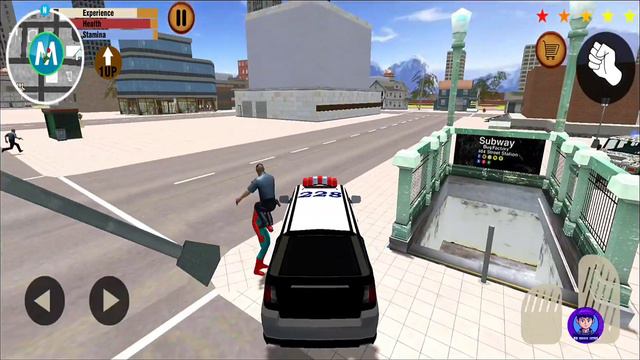 Amazing Spider Stickman Ninja Rope Hero 3D Simulator #2 - Android Gameplay смотреть онлайн