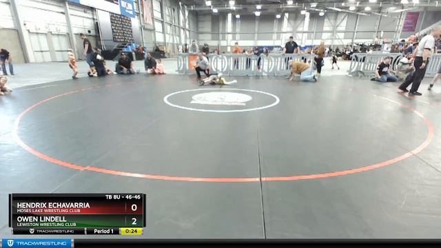 46-46 Lbs Round 2 - Hendrix Echavarria, Moses Lake Wrestling Club Vs Owen Lindell, Lewiston Wrestl смотреть онлайн