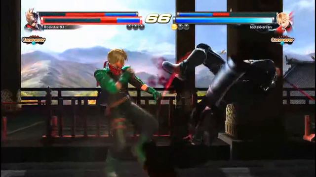 Tekken Tag Tournament 2: Rockstarr93 (Lars/Nina) Vs Leotekkenfan (Jaycee/Leo)