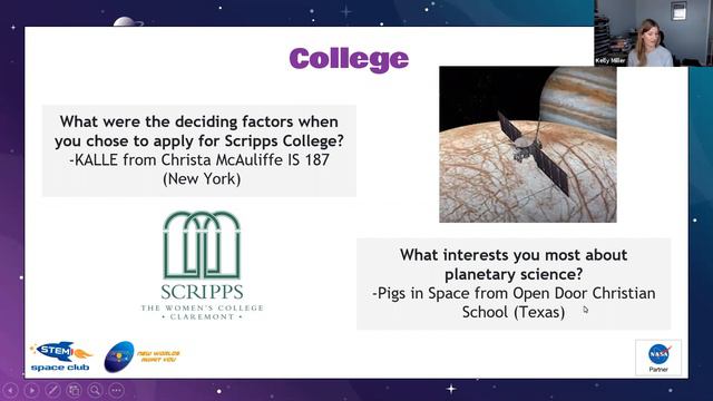 Career Chats: Dr. Kelly Miller (Planetry Scientist) смотреть онлайн