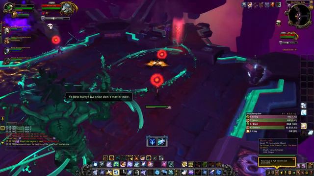 WoW +0 De Other Side Mythic Run: Mueh'zala смотреть онлайн