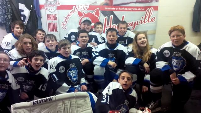 Kraft Hockeyville 2014 - Richmond Pee Wee A team tell us how they feel! смотреть онлайн