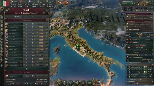 Victoria 3 | Papal States | Ep22: Morale Support смотреть онлайн