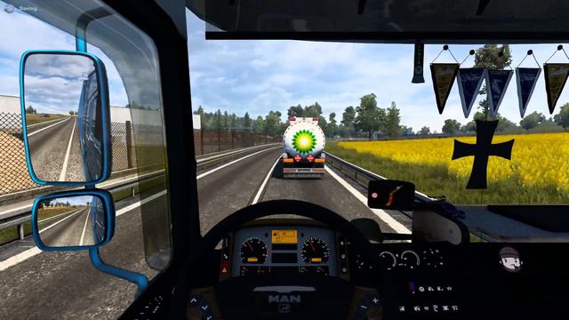 Euro Truck Simulator 2 1.46 | Man TGA by MADster | Graz-Pécs | ETS2 Mods смотреть онлайн
