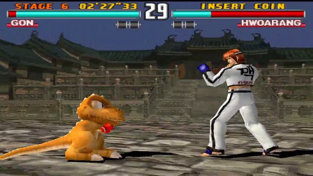 Tekken 3 Gon with Xiaoyu Moves Arcade смотреть онлайн