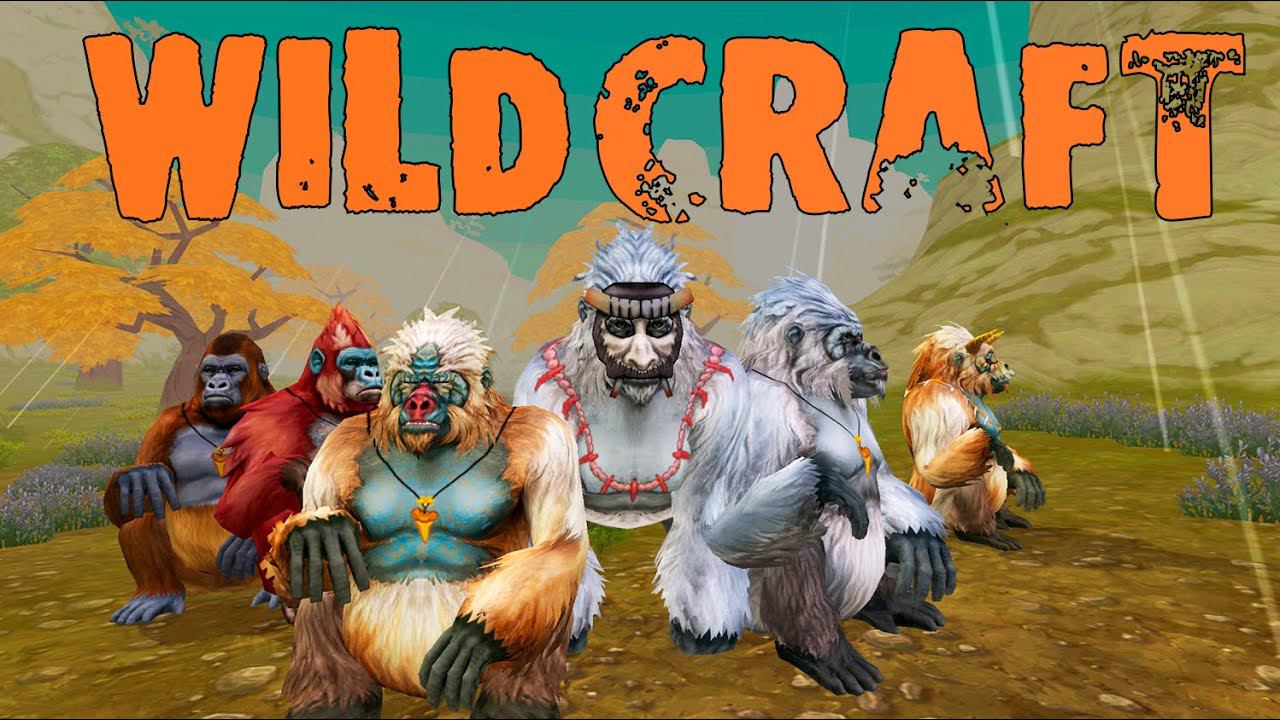 Прокачиваем гориллу, растим малышей ❄ WildCraft