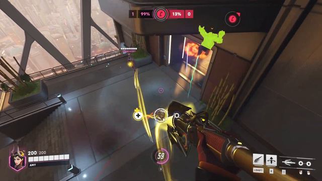 "rude Amy" - Overwatch 2 Mercy Main Competitive Gameplay смотреть онлайн