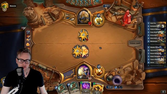 Hearthstone | Magnificent Mechs! | Wild Inner Fire Combo Mech Priest | Rise of Shadows смотреть онлайн