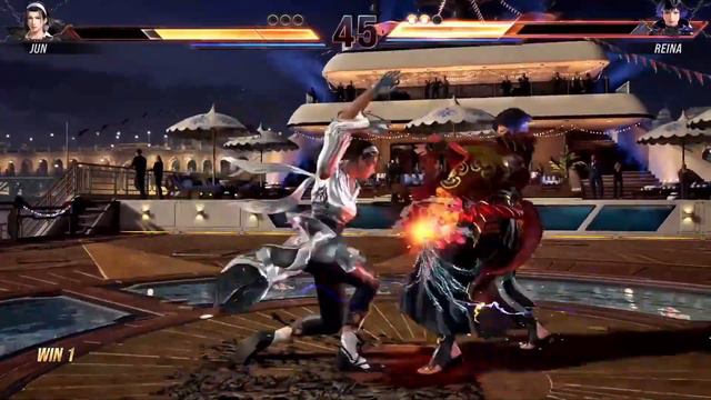 Tekken 8 Jun Vs Reina Gameplay + New Stage смотреть онлайн