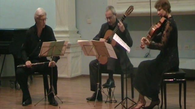 Sergio Assad - Winter Impressions pour flûte, alto et guitare - I. The frozen garden смотреть онлайн