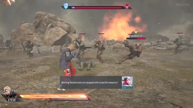 Tekken 8 - Jin Army VS Kazuya Army Battle Scene (Chapter 10) - 4K смотреть онлайн